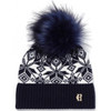 Ink Navy Cream Holland Cooper Beatrice Bobble Hat