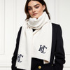 Ecru Holland Cooper Elle Scarf On Model