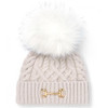 Taupe Holland Cooper Womens Horsebit Bobble Hat