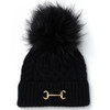 Holland Cooper Womens Horsebit Bobble Hat