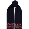 Ink Navy Holland Cooper Womens Jennifer Fairisle Scarf