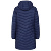 Twilight Lazy Jacks Womens LJ170 Micro Fill Quilted Long Coat Rear