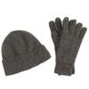 Grey Barbour Mens Carlton Beanie & Gloves