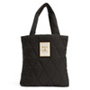 black Barbour Womens Mariah Quilted Tote Bag