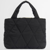 Black/Ancient Barbour Womens Mariah Mini Quilted Tote Bag Back