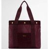Merlot Barbour Womens Healy Tote Bag