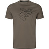 Brown Granite Harkila Mens Graphic T-Shirt Front
