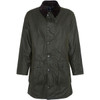 Barbour Mens Border Wax Jacket Archive Olive