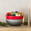 Le Creuset Stoneware Holly Serving Bowl Lifestyle