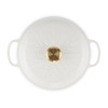  Le Creuset 26m Cast Iron Snowflake Shallow Casserole Dish