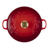 Le Creuset 26cm Cast Iron Holly Soup Pot