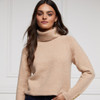 Light Camel Holland Cooper Womens Tori Knit Jumper On Model
