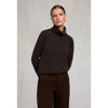 Chocolate Holland Cooper Womens Tori Knit Jumper On Model