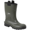 Green Hoggs Of Fife Mens Aqua Tuff Safety Rigger Wellingtons