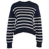 Navy Barbour Womens Emery Knitted Jumper