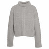Grey Marl Barbour Womens Beatrix Knitted Jumper