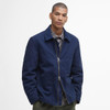Navy Barbour Mens Tyne Casual Jacket Model Front