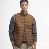 Fossil Barbour Mens Bradbury Puffer Gilet Model Front