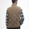 Fossil Barbour Mens Cord Liddesdale Quilted Gilet Model Back
