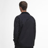 Black Barbour Mens Cole Tailored Fit Poplin Overshirt Model Back