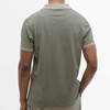 Green Slate Barbour Mens Marlton Tailored Fit Polo Shirt Model Back