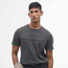 Barbour Mens Ancroft Tartan T-Shirt Model Front