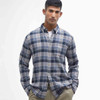 Barbour Mens Fallbay Tailored Fit Checked Shirt Model Front