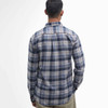 Barbour Mens Fallbay Tailored Fit Checked Shirt Model Back