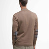 Fossil Barbour Mens Avoch Half Zip Sweater Model Back