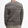 Charcoal Barbour Mens Pateley Crew Neck Sweater Model Back
