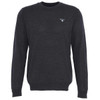 Charcoal Barbour Mens Merino Crew Neck Sweater