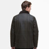 Dundee Tartan Barbour Mens Modern Check Bedale Wax Jacket Back