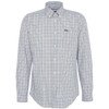 White Barbour Mens Windale Tailored Fit Checked Shirt
