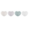 Le Creuset Stoneware Set of 4 Heart Ramekins Pastel Top