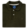 Albert and Maurice Mens Classic Pique Polo Shirt Military Green Folded