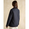 Navy Joules Womens Quinn Quilt Jacket On Model Rear