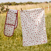 Emma Bridgewater Pink Hearts Double Oven Glove and Tea Towel Set