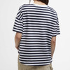 Navy Stripe Barbour Womens Adria Top SS25 Back
