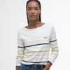 Cloud Stripe Barbour Womens Hawkins Top SS25 Front