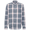 Bleached Pine Tartan Barbour Mens Laggon Tartan Tailored Fit Shirt