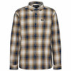Navy Barbour Mens Sandside Checked Overshirt