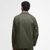 Uniform Green Barbour Mens Bayview Herringbone Overshirt Back