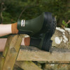 Olive/Black Barbour Womens Halton Chelsea Welly Lifestyle