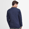 Navy Barbour Mens Ashby Showerproof Jacket Back