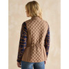 Brown Joules Minx Womens Quilted Gilet On Model Rear