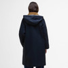 Dark Navy Barbour Womens Jema Showerproof Jacket Back