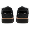 Black Leather Clarks Womens Orianna Twist Sandal Back