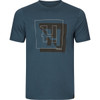 Sea Blue Harkila Mens H-Logo T-Shirt