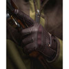 Chocolate Torte Seeland Mens Aim Leather Shooting Gloves Lifestyle Detail