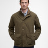 Dark Sand Barbour Mens Sander Casual Jacket Front